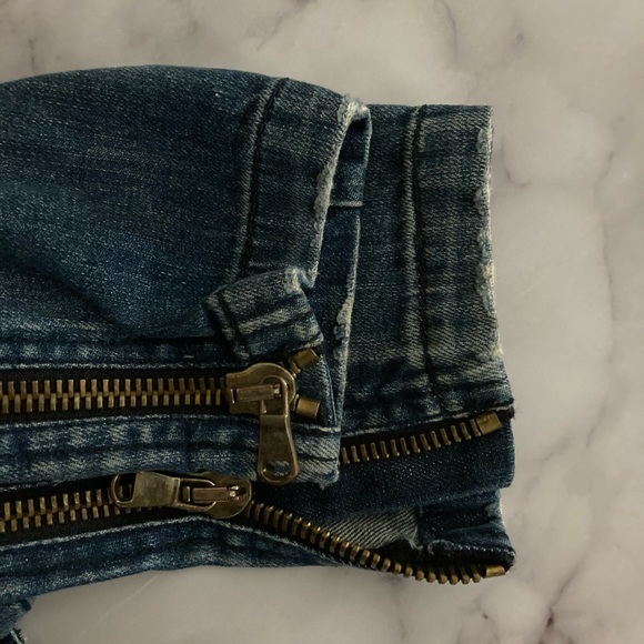 Pierre Balmain Jeans Size 25 Dark Wash - Picture 3 of 5